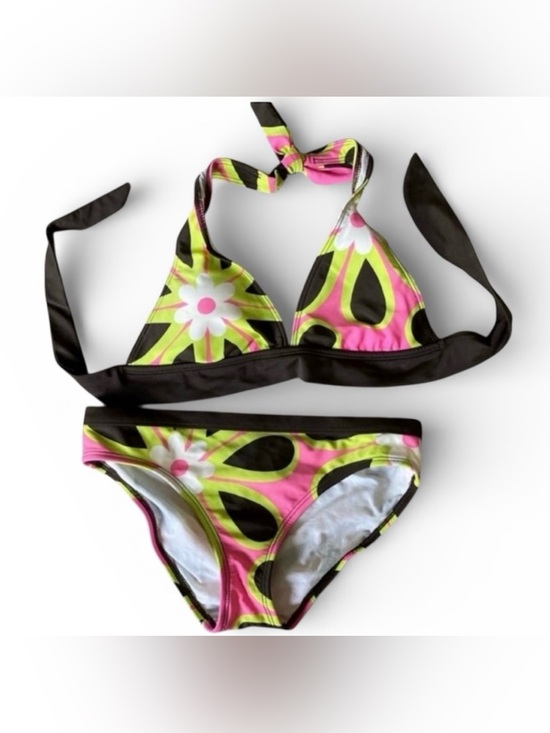 La Blanca Other - La Blanca by Rod Beattie Bikini Size 4 Brown, Pink & Green